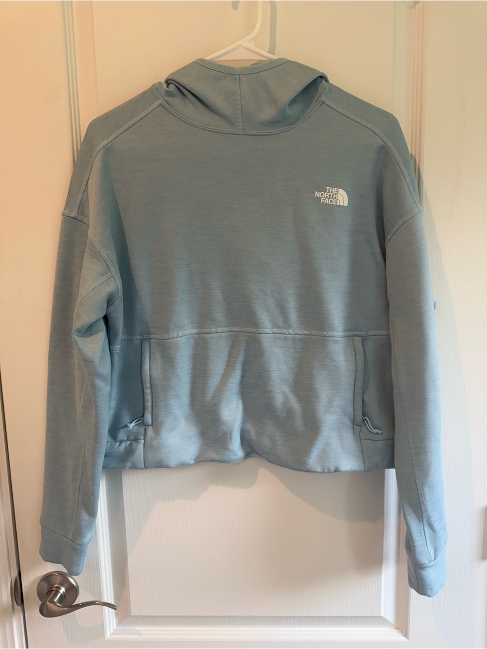 The North Face Women's Blue Fleece Hoodie Pullover Size Small